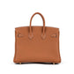 Birkin 25 Gold in Togo Leather with Gold Hardware