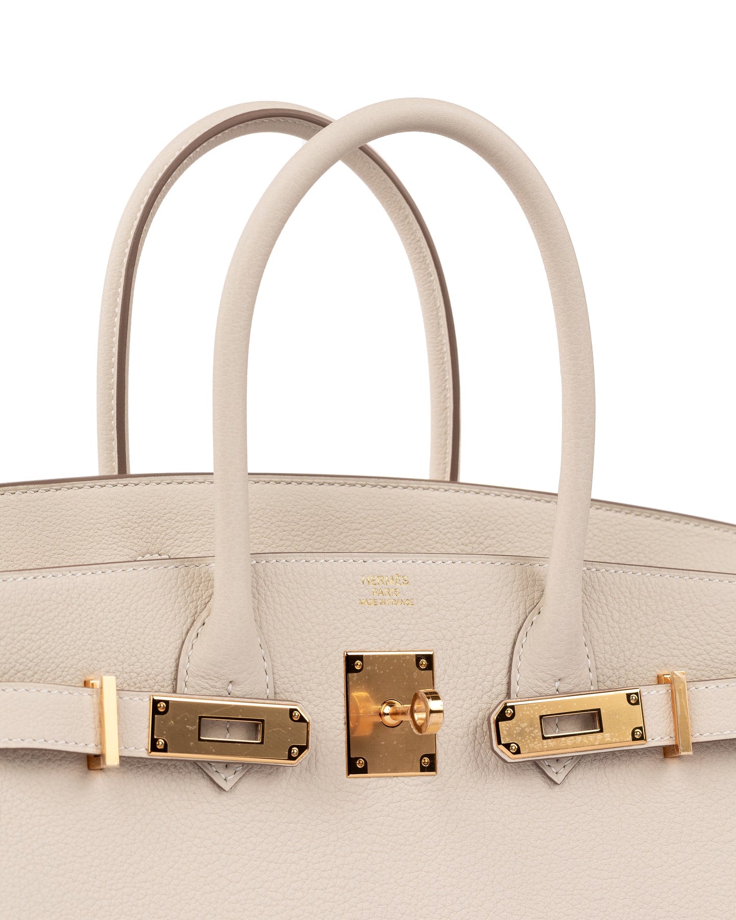 Birkin 30 Craie in Togo Leather with Gold Hardware