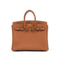 Birkin 25 Gold in Togo Leather with Gold Hardware
