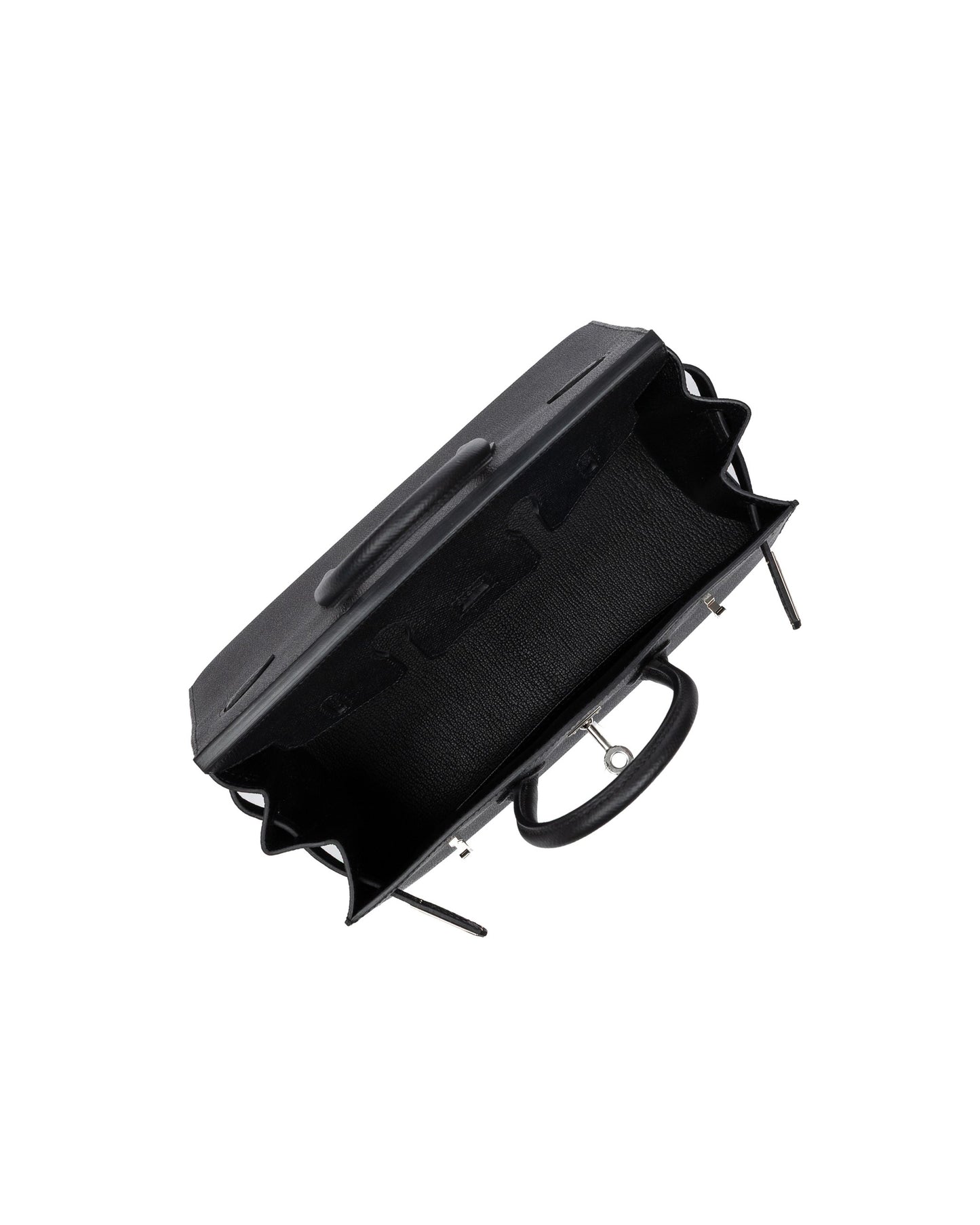 Birkin 25 Sellier Black in Epsom Leather with Palladium Hardware