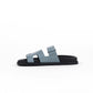 Chypre Sandals Femme Gris Antarctique in Lizard Leather
