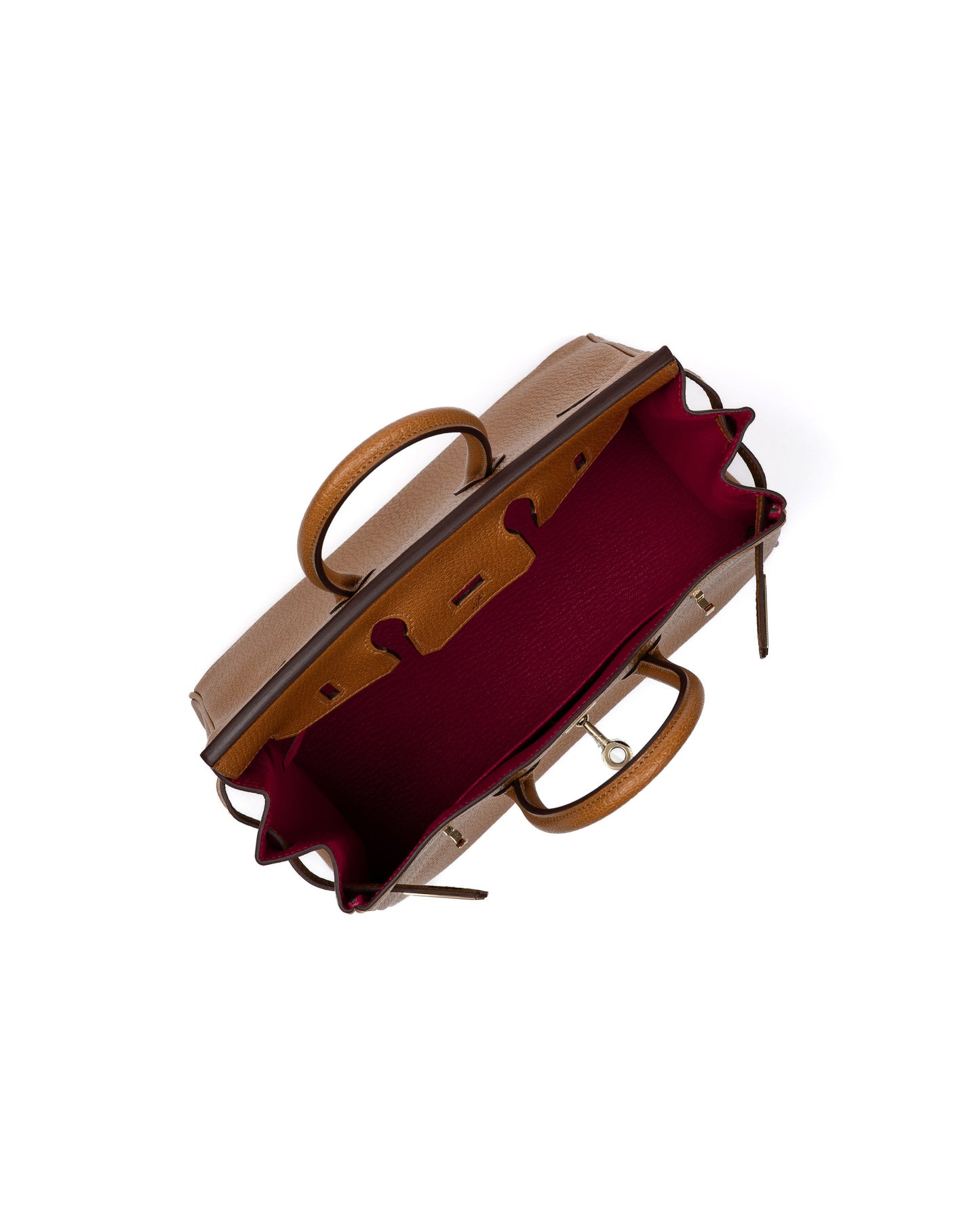 Birkin 25 HSS Caramel with Rose Mexico Interior in Chèvre Leather with Light Gold Hardware