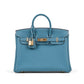 Birkin 25 Blue Jean in Togo Leather with Gold Hardware