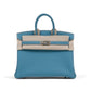 Birkin 25 Blue Jean in Togo Leather with Palladium Hardware