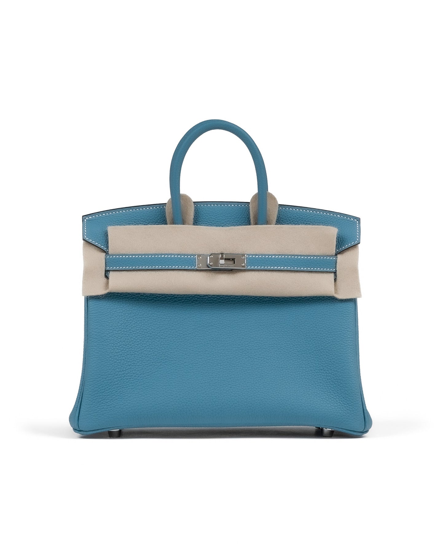 Birkin 25 Blue Jean in Togo Leather with Palladium Hardware