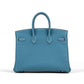 Birkin 25 Blue Jean in Togo Leather with Palladium Hardware