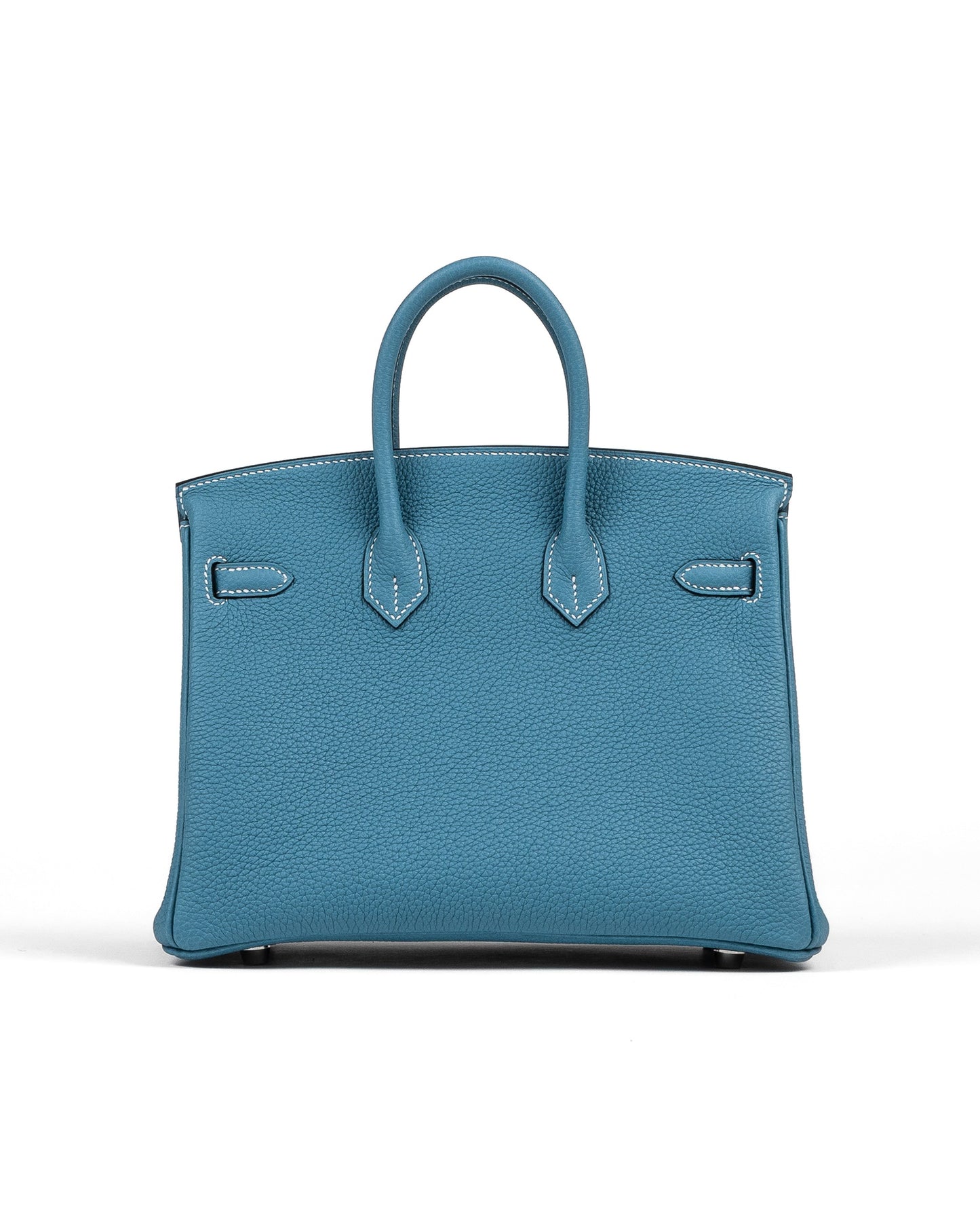 Birkin 25 Blue Jean in Togo Leather with Palladium Hardware