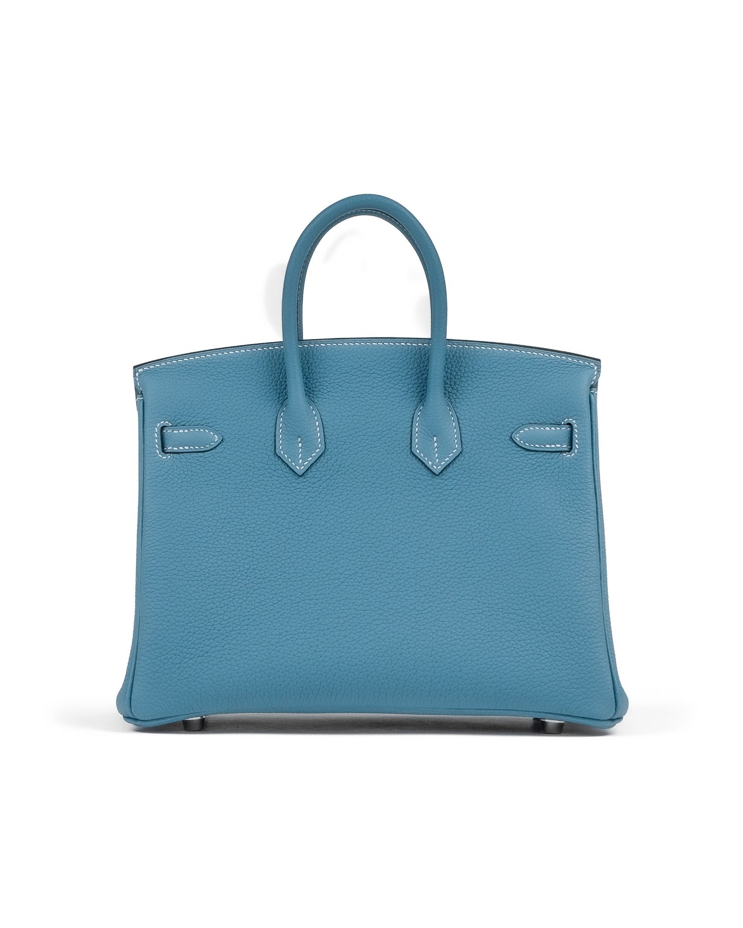 Birkin 25 Blue Jean in Togo Leather with Palladium Hardware