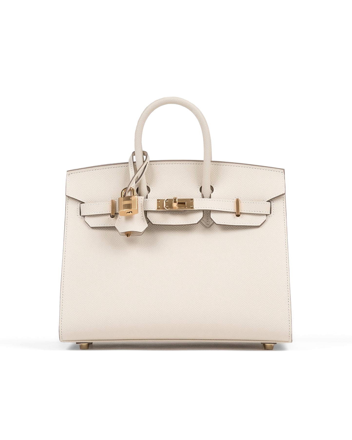 Birkin 25 Craie in Epsom Leather with Gold Hardware
