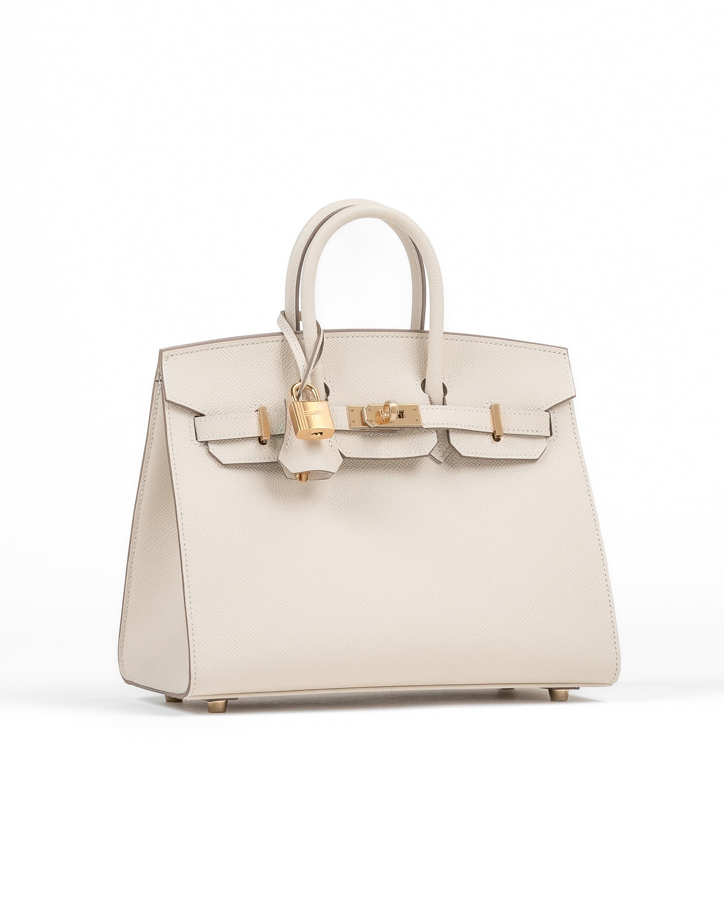 Birkin 25 Craie in Epsom Leather with Gold Hardware
