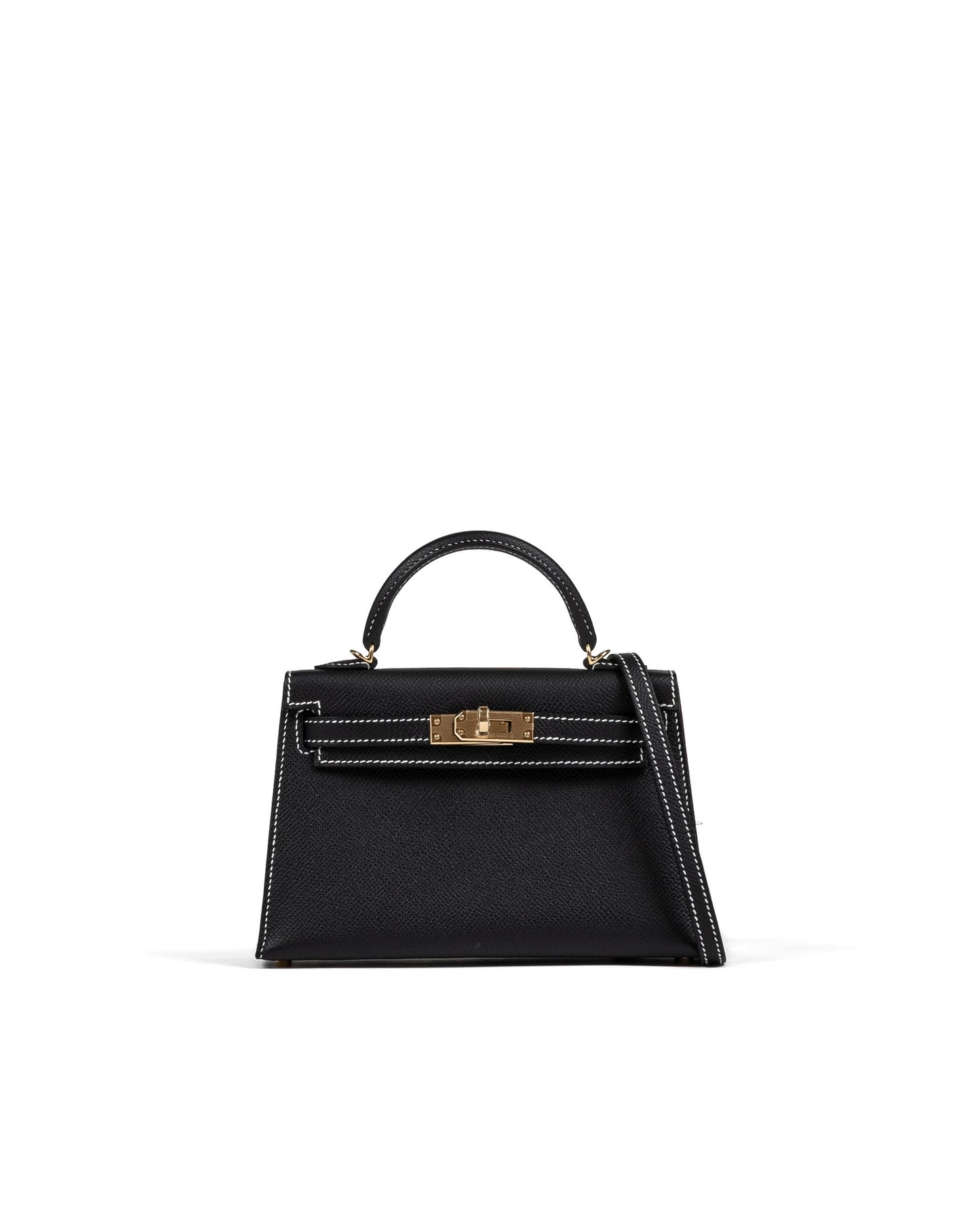 Kelly 20 Sellier HSS in Black Epsom with Nata Interior & Gold Hardware
