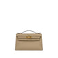 Kelly Pochette in Beige Marfa Swift Leather with Gold Hardware