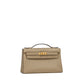 Kelly Pochette in Beige Marfa Swift Leather with Gold Hardware