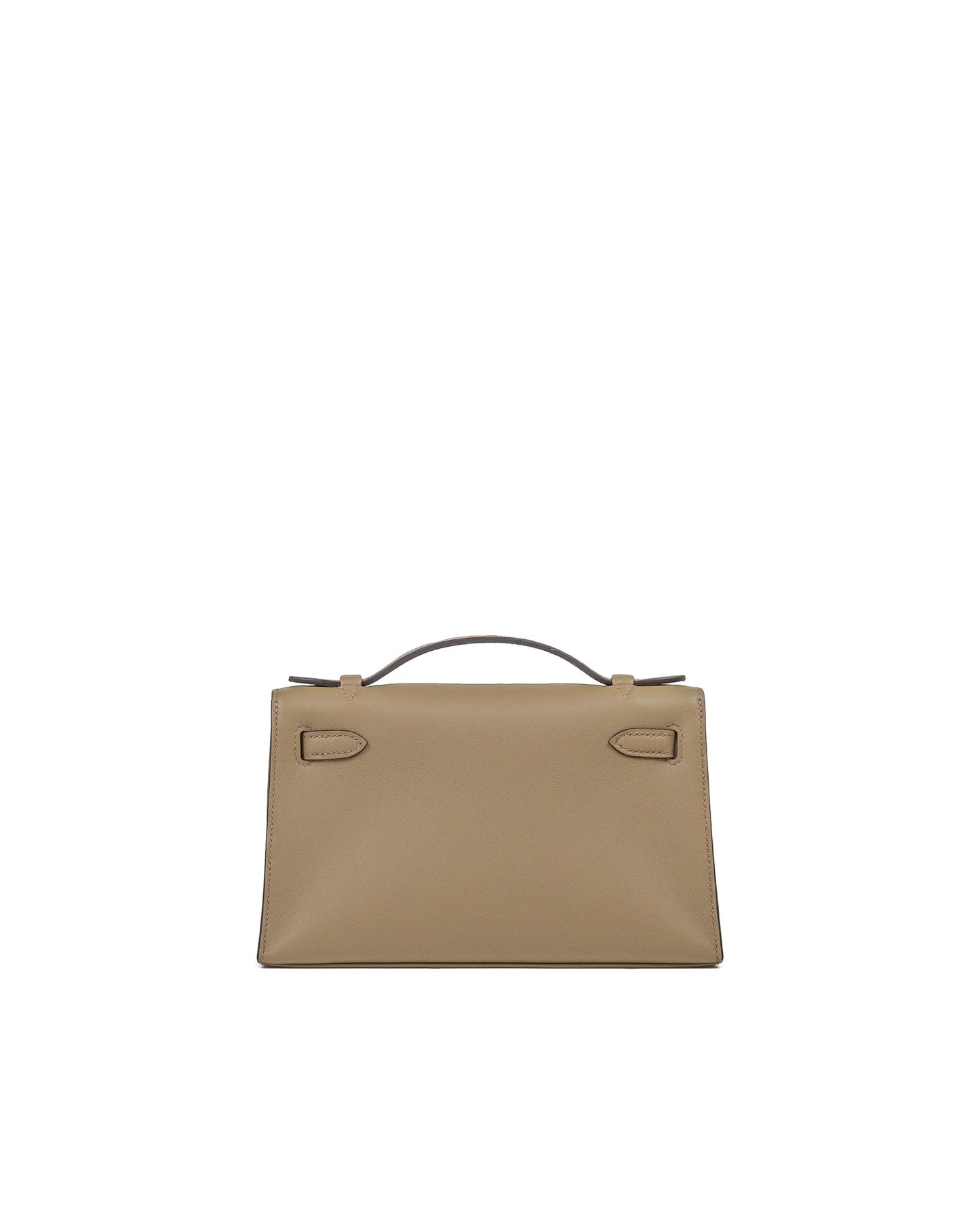 Kelly Pochette in Beige Marfa Swift Leather with Gold Hardware