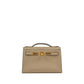 Kelly Pochette in Beige Marfa Swift Leather with Gold Hardware