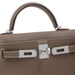 Kelly 20 Sellier in Etoupe Epsom Leather with Palladium Hardware