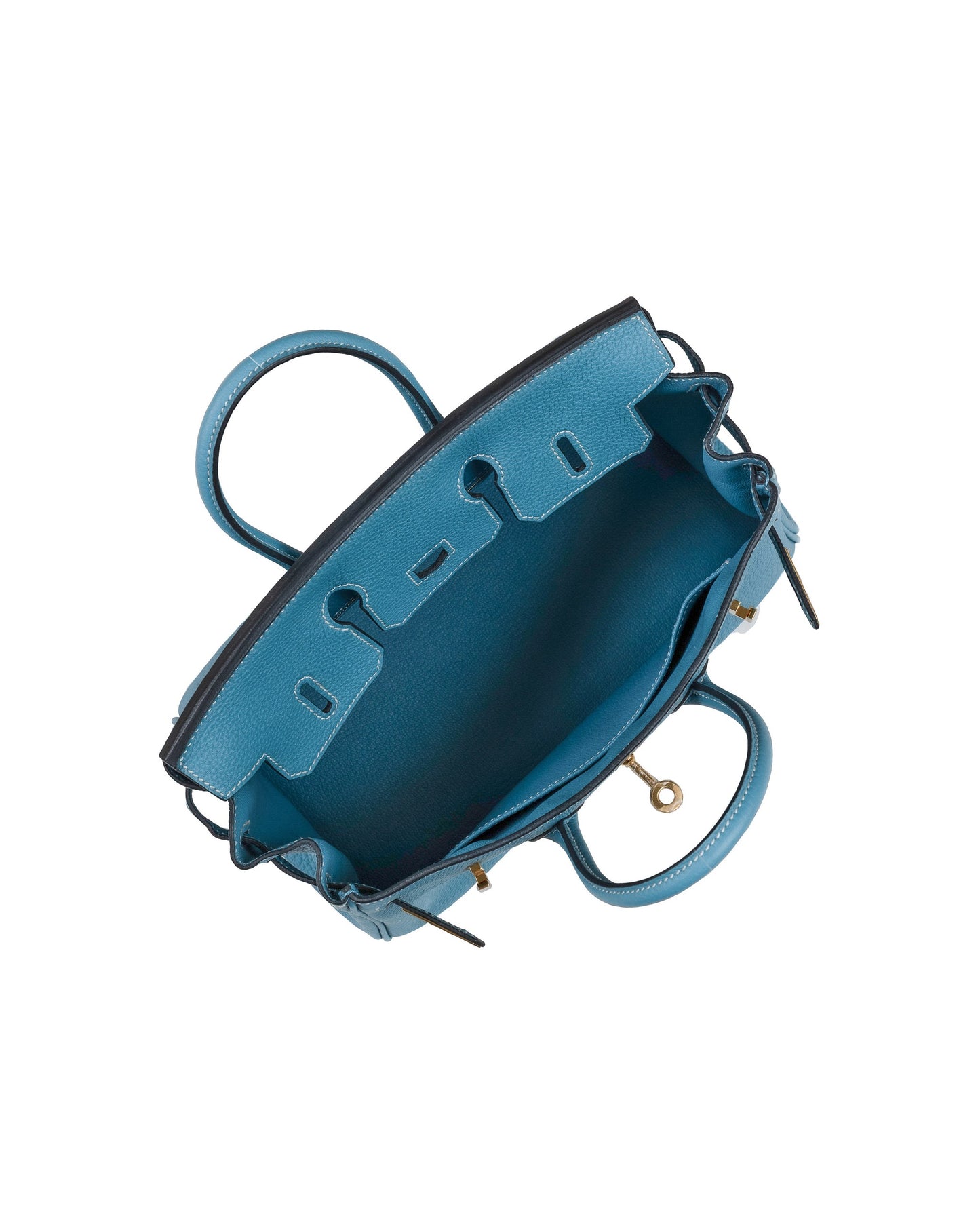 Birkin 25 Blue Jean in Togo Leather with Gold Hardware