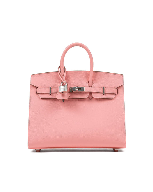 Birkin 25 Sellier Rose Confetti in Epsom Leather with Palladium Hardware