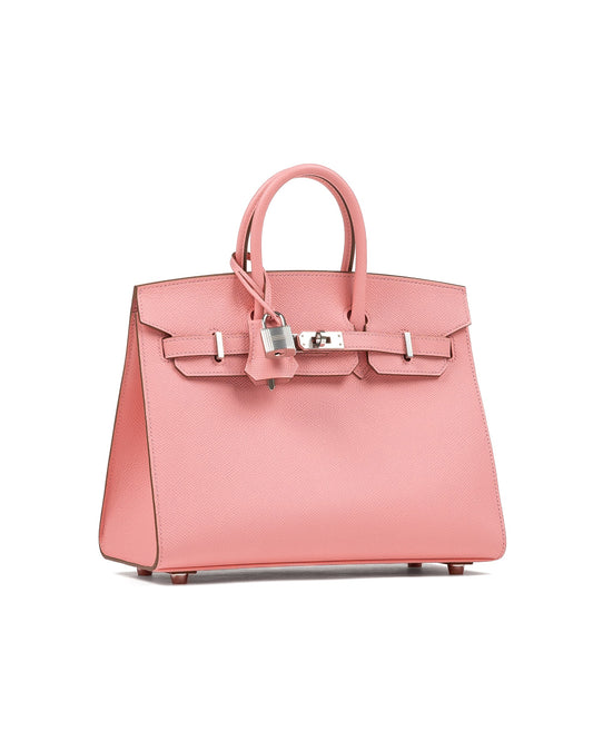 Birkin 25 Sellier Rose Confetti in Epsom Leather with Palladium Hardware