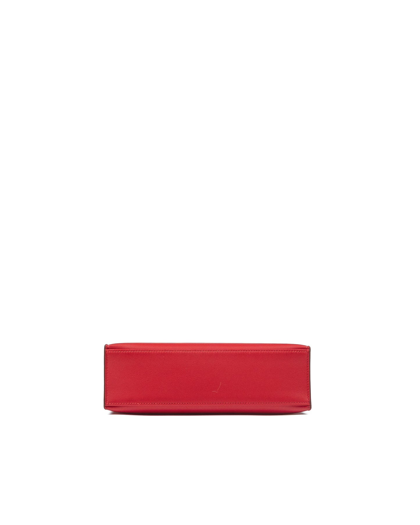 Kelly Pochette Rouge Radieux in Swift Leather with Gold Hardware