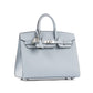 Birkin 25 Blue Glacier in Epsom Leather with Palladium Hardware