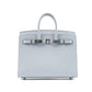 Birkin 25 Blue Glacier in Epsom Leather with Palladium Hardware