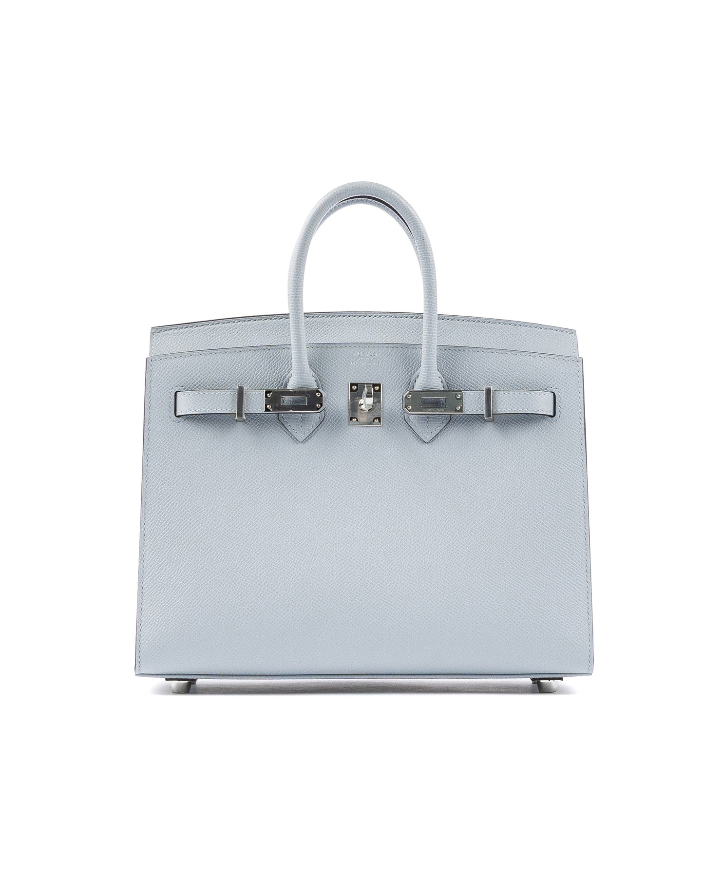 Birkin 25 Blue Glacier in Epsom Leather with Palladium Hardware