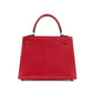 Kelly 25 Sellier in Rouge Piment/Rose Shocking Madame Veau Leather with Palladium Hardware