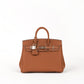 Birkin 25 in Gold Togo with Palladium Hardware