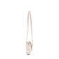 Chanel Clutch White Leather Strap in Grained Shiny Calfskin and Gold Tone Metal