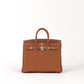 Birkin 25 in Gold Togo with Palladium Hardware