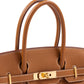 Birkin 30 Gold in Togo Leather with Gold Hardware