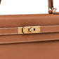 Kelly 28 Gold in Epsom Leather with Gold Hardware