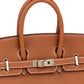 Birkin 25 in Gold Togo with Palladium Hardware