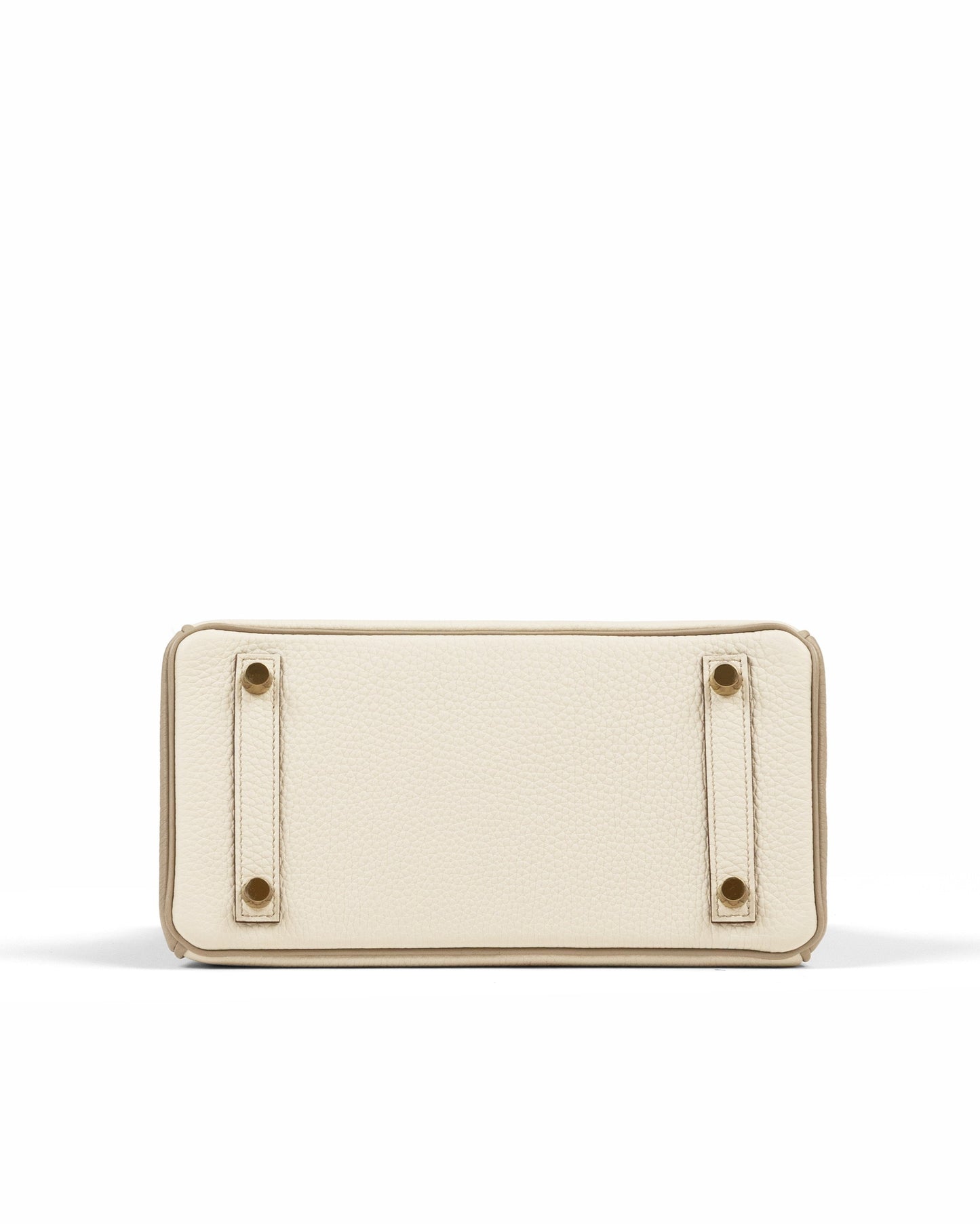 Birkin 25 HSS Craie/Gris Tourterelle in Togo Leather with Brushed Gold Hardware