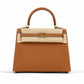 Kelly 25 Gold in Epsom Leather with Gold Hardware