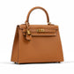 Kelly 25 Gold in Epsom Leather with Gold Hardware