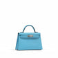 Kelly 20cm HSS in Bleu Celeste with Bleu Saphir Interior Epsom Leather, Palladium Hardware