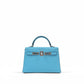 Kelly 20cm HSS in Bleu Celeste with Bleu Saphir Interior Epsom Leather, Palladium Hardware