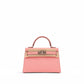 Kelly 20 Sellier in Rose Confetti Epsom with Palladium Hardware