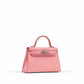 Kelly 20 Sellier in Rose Confetti Epsom with Palladium Hardware