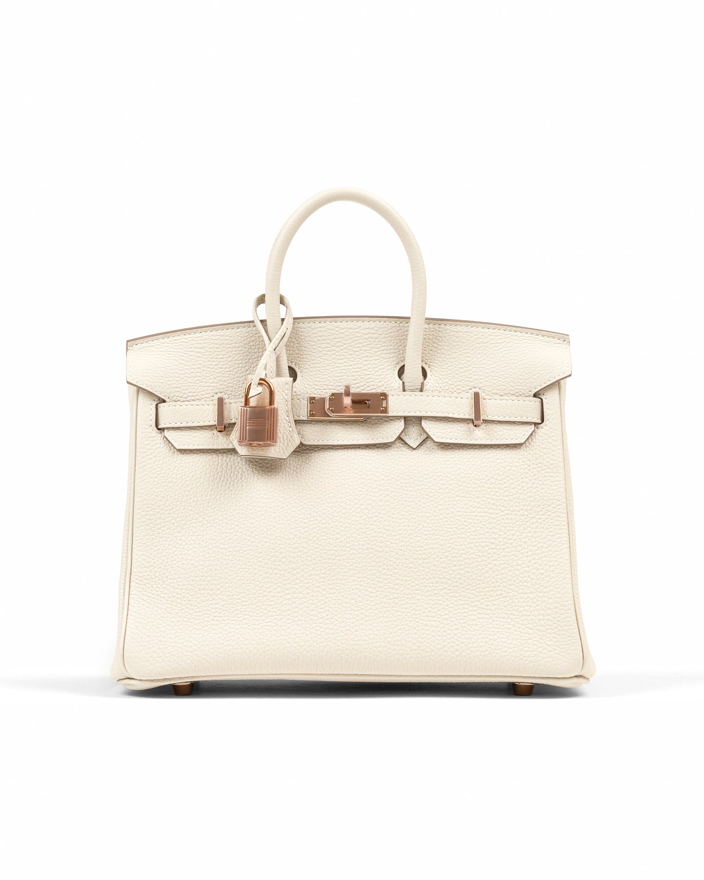 Birkin 25 Craie Togo with Rose Gold Hardware
