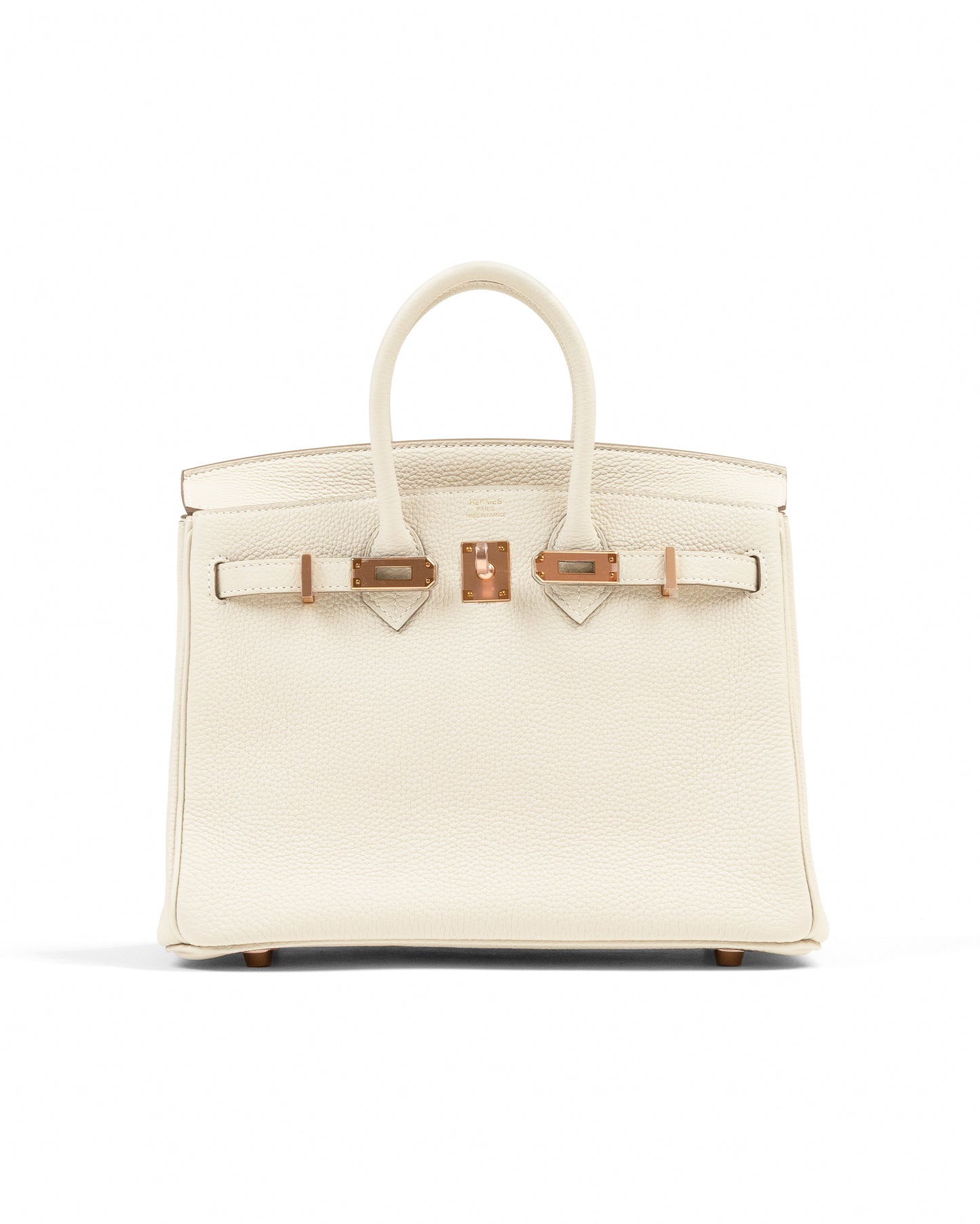 Birkin 25 Craie Togo with Rose Gold Hardware