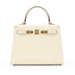 Kelly 25cm Nata Epsom Leather with Gold Hardware