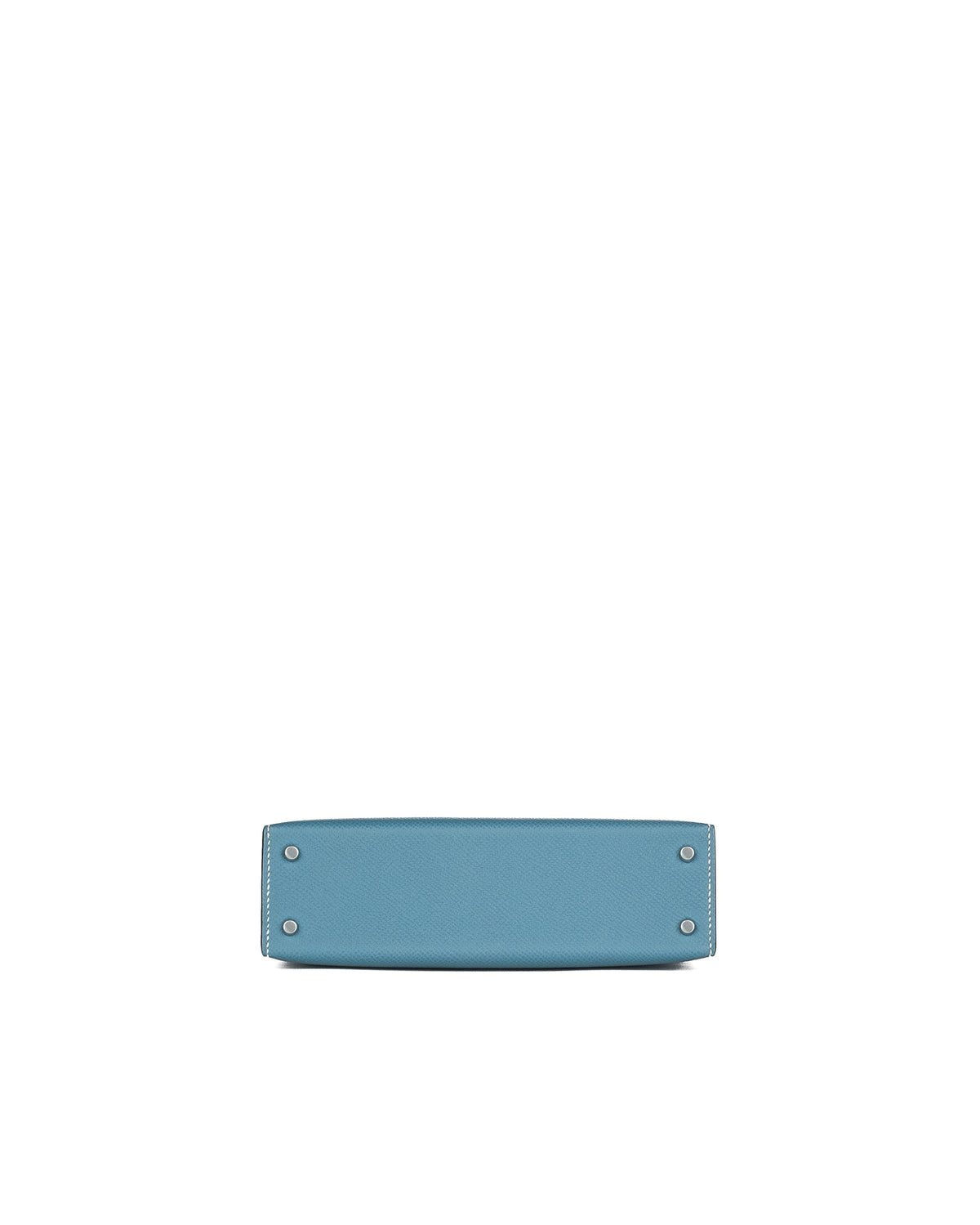 Hermès Mini Kelly 20 in Bleu Jean Epsom Leather with Palladium Hardware