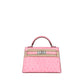 Kelly 20 Bubblegum in Ostrich Leather with Palladium Hardware