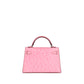 Kelly 20 Bubblegum in Ostrich Leather with Palladium Hardware