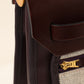 Herbag Zip 31 in Burgundy with Coated Canvas Gold Hardware