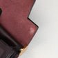 Herbag Zip 31 in Burgundy with Coated Canvas Gold Hardware