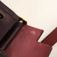 Herbag Zip 31 in Burgundy with Coated Canvas Gold Hardware